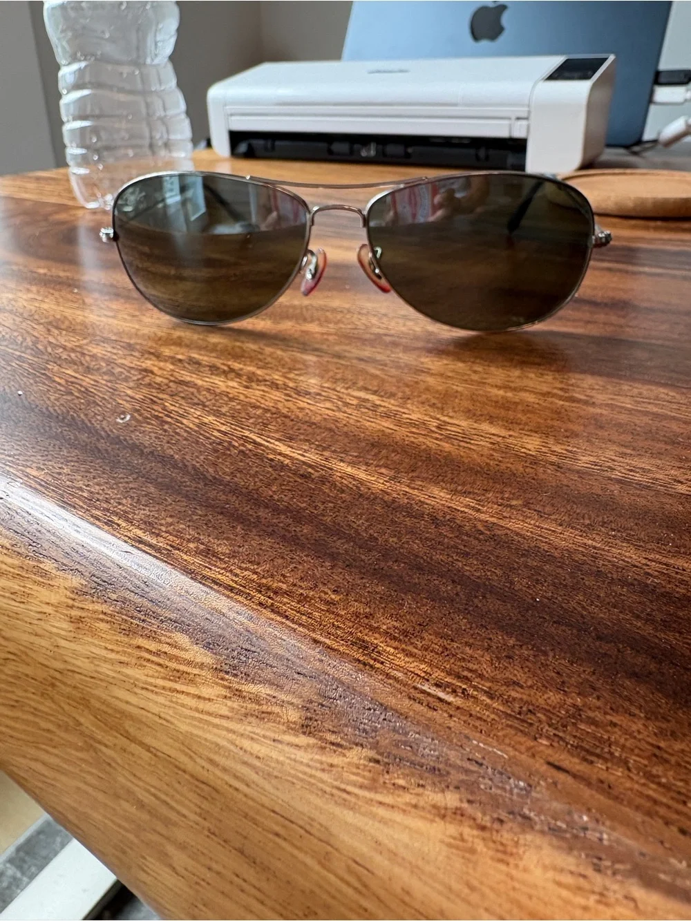 Ray-Ban Cockpit RB3362 Aviator Sunglasses — Silver Frame, Mirrored Silver Lenses
